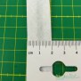Einfassband | Schrägband | 20mm | 100% Baumwolle | Weiß maßstab