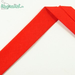 Baumwoll Schrägband in Rot