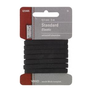 Standard Elastic SB 6,5mm schwarz