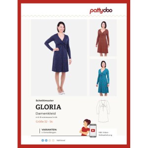 Schnittmuster | Gloria | Damenkleid | pattydoo Deckblatt