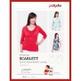 Schnittmuster | Scarlett | Damen Wasserfallshirt und Top | pattydoo Deckblatt