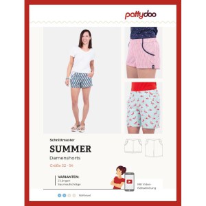 Schnittmuster | Summer | Damenshorts | pattydoo Deckblatt