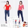 Schnittmuster | Jeans #1 & Jeans #2 | Regular Waist Damenjeans | pattydoo Deckblatt