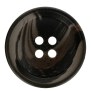Knopf | Herrenanzug 18mm | Dunkelbraun marmoriert | Kunststoff Ansicht
