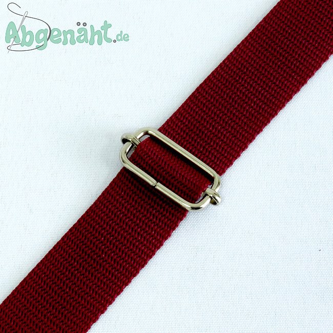 Gurtband 30mm 1,6mm Bordeaux