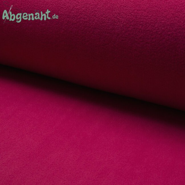 Lambskin Fleece | Lammfell Imitat | Uni Fuchsia ballen