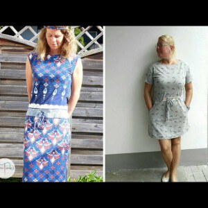 Papierschnittmuster Kleid | Pia | Damen von Fadenkäfer Naehbeispiele