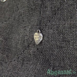 Charms Anhänger | Herz - Made With Love | Metall | Silber
