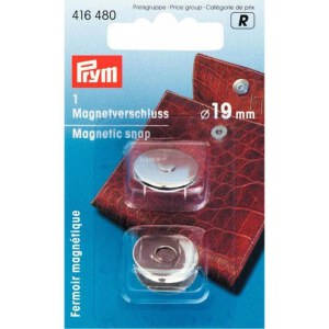 Magnetverschluss | 19mm | Silber | Prym verpackung
